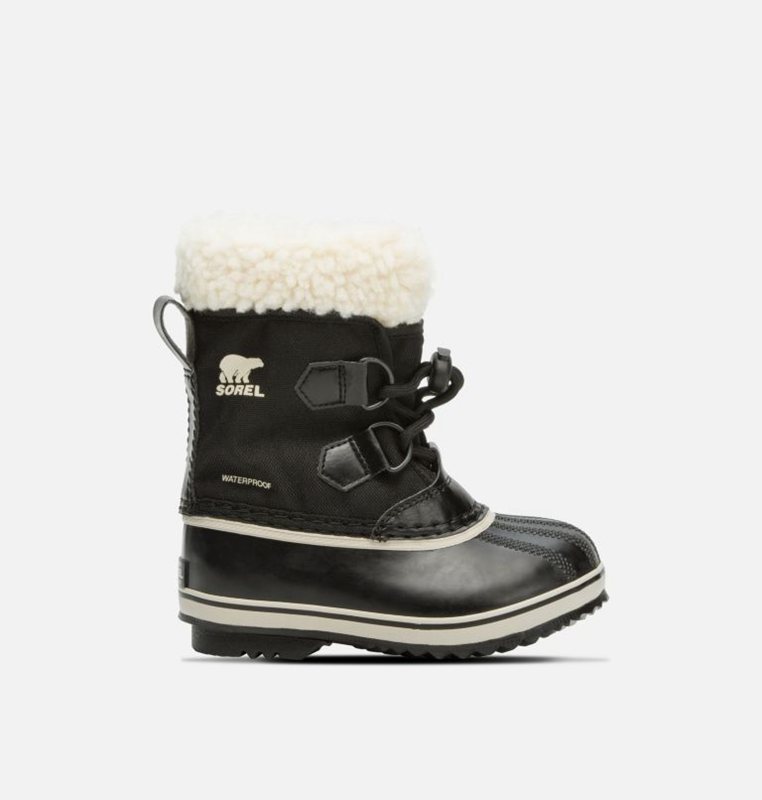 Kids Snow Boots Black - Sorel Childrens Yoot Pac™ Nylon - 495-SUBFZM